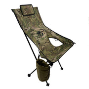 Mulibex Markhor Ultralight Outdoor Sports Camping High Chair Camouflage with Cupholder
