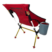 Mulibex Muhl X Ultralight Trekking Pole Backpacking Chair Red with Cupholder