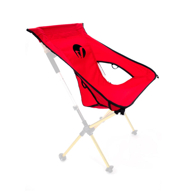 Mulibex Muhl X Ultralight Trekking Pole Outdoor Sports Chair Red Seat