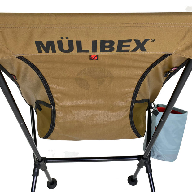 Mulibex Capra Tan Ultralight Outdoor Sports Chair with Cupholder