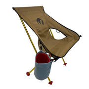 Mulibex Capra Tan Ultralight Backpacking and Camping Chair with Cupholder