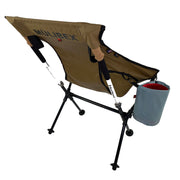 Mulibex Muhl X Ultralight Trekking Pole Outdoor Sports Chair Tan with Cupholder