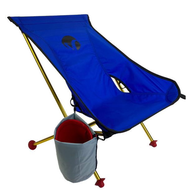 Mulibex Seagoat Islander Ultralight Beach Sports Chair Blue with Cupholder