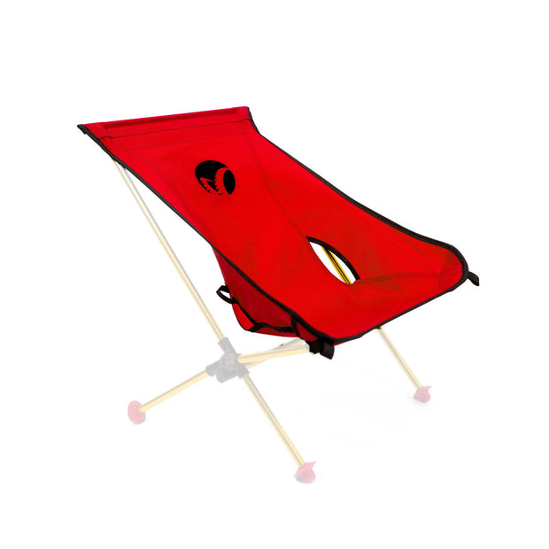 Mulibex Seagoat Islander Ultralight Beach Sports Chair Red Seat